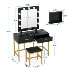 Yasmin Makeup Vanity Table