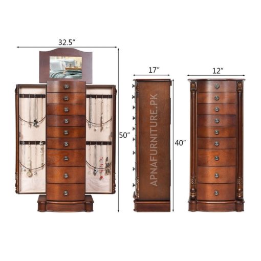 Darin Jewelry Cabinet with Mirror