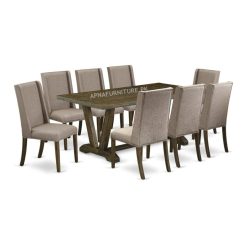 Uriel Eight Seater Dining Table Set