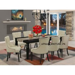 Clara Eight Seater Dining Table Set