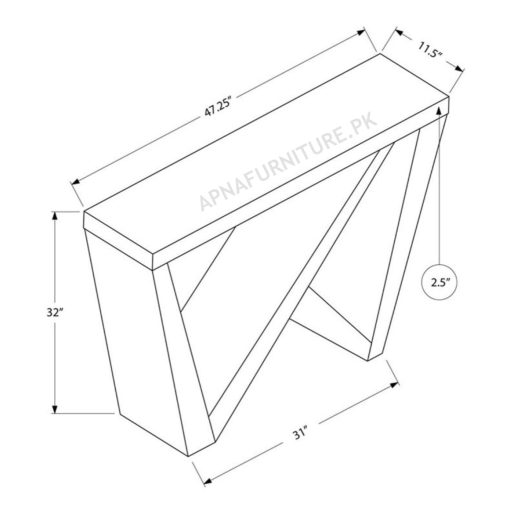 Xanthe Console Table (Width: 47.25")